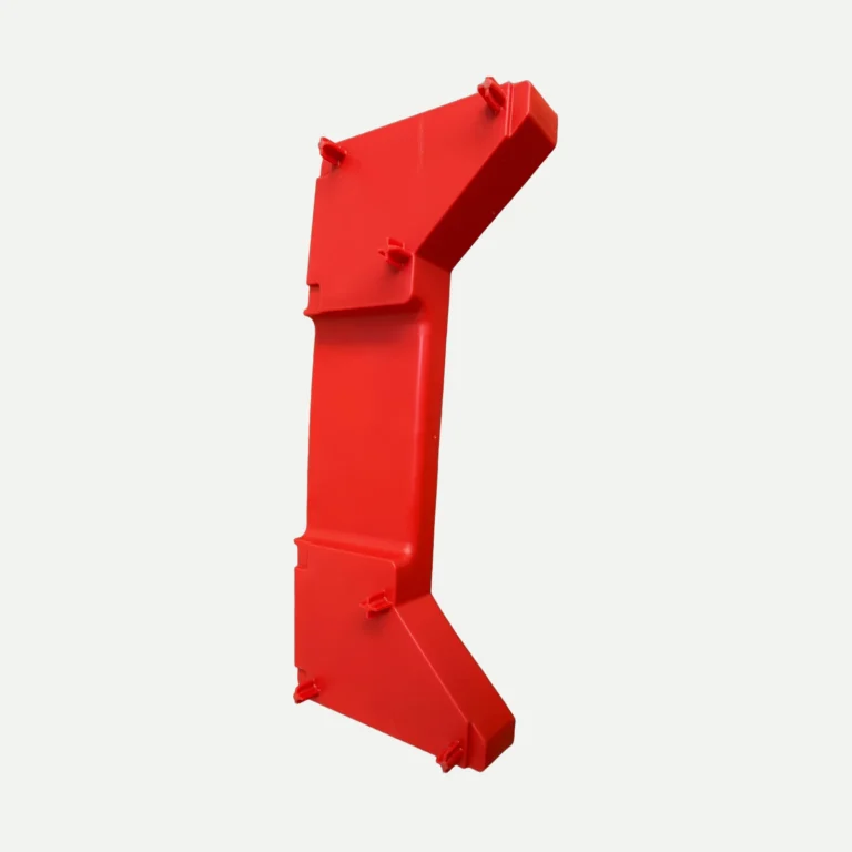 Support rouge realise par Plazur Industries